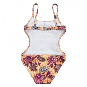 Lasten uimapuku painetulla riipusviivalla ontto