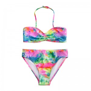 Lapset \\\\ \'uimapuku riipuskaulalla ja kaltevuusvärillä