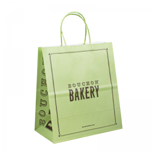 Tukkumyynti Kierrätetyt materiaalit Käsityö Bolsa de papel -kertakäyttöisen ruskean valkoisen Kraft -paperipussit ruokakakkuviinipakkauksiin