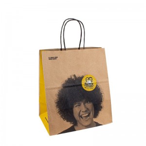 Paper Party Bags Paper Stopping Bag Ylellinen Takeaway Paper Kraft Bag Premium Paper -laukut