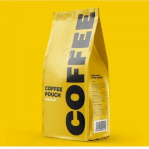 Mukautettu 8oz 12oz 16oz alumiinifolio -puolella Gusset -kahvipapupussit tina- ja venttiilien tukkumyynnissä edulliset kahvipussit