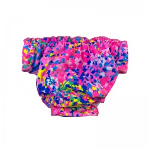 Vauvavaipat painetut kukka -laskoset mukavat imukykyisetniin söpö kirkas ruusu vaaleanpunainen