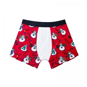 Mukautettu logo korkealaatuinen aikuinen hengittävänyrkkeilijä, jossa on yksiväriset miesten alusvaatteet