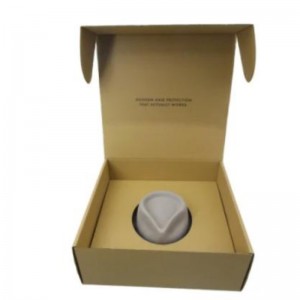 Brown Mailer Hat Tuck Top lähetyspakkaus Paperilahjapostituslaatikko