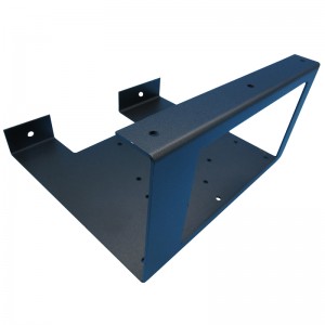 Alumiiniseoksen ohutlevyosien mukautettu käsittely anodisoidulla viimeistelyllä.