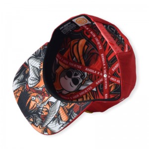 HST -tuotemerkkitehtaan suora mukautettu 6 paneelia Napsauta Printing Hip Snapback Hat Rich Design 3D -kirjonta -logo Flat Brim Cap