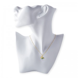 Perhonen tanko kivi riipus kaulakoru 45 5 cm