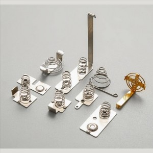 Metallileimausosat Kupari Teräs Sähkö Sähkö Elektroninen Kosketin akun kosketussirpaleita