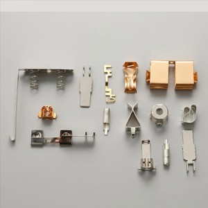 Metallileimausosat Kupari Teräs Sähkö Sähkö Elektroninen Kosketin akun kosketussirpaleita