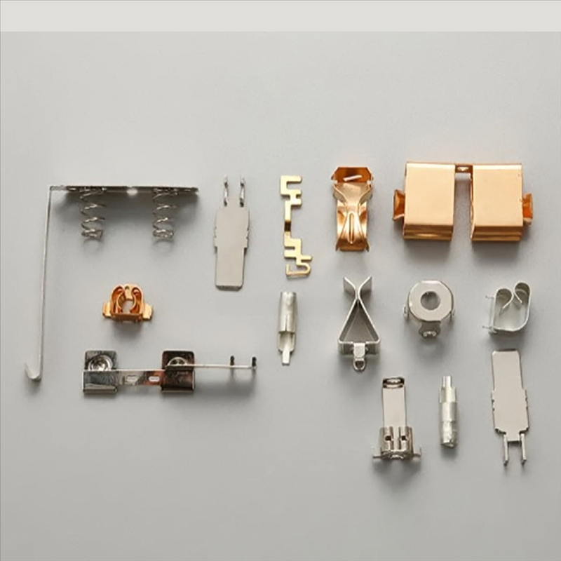 Metallileimausosat Kupari Teräs Sähkö Sähkö Elektroninen Kosketin akun kosketussirpaleita