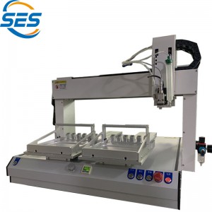 Takaisin-Vastaanottaja-Takaosan annostelu- ja kovettumisyhdistelmäkone