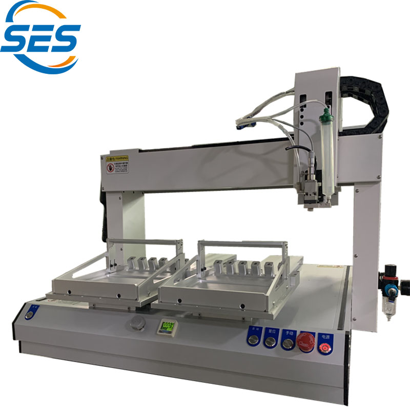 Takaisin-Vastaanottaja-Takaosan annostelu- ja kovettumisyhdistelmäkone