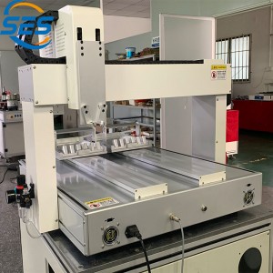 Takaisin-Vastaanottaja-Takaosan annostelu- ja kovettumisyhdistelmäkone