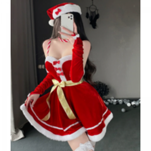 Joulupuvut, joulupeli -mekot, poro-Teemakoristeiset jouluvaiheesityssarjat, Christmas Maid Uniforms 141 Hinta:$132,99