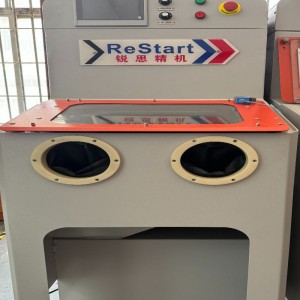 Abrasive flow -kiillotus- ja purseenpoistolaitteet