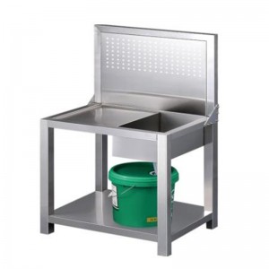 Poraus- janapautuskoneen puhdistuspöytä