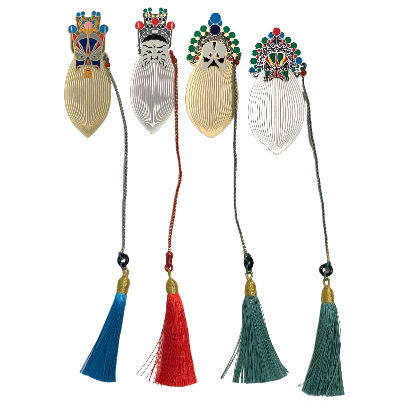 Kiinalainen oopperamaski kirjanmerkki