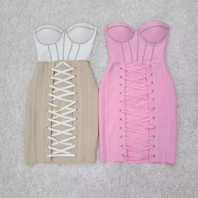 Poraa lonkkakääre -side mekko