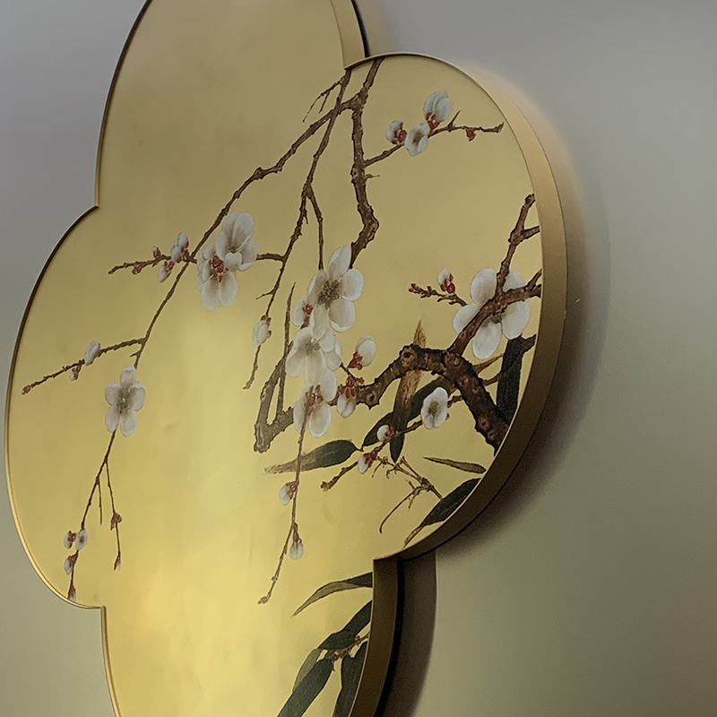 Zotye Ruostumattomasta teräksestä valmistettu kullattu kiinalainen-tyylikuvioiset ruostumattomasta teräksestä valmistetut koristeet