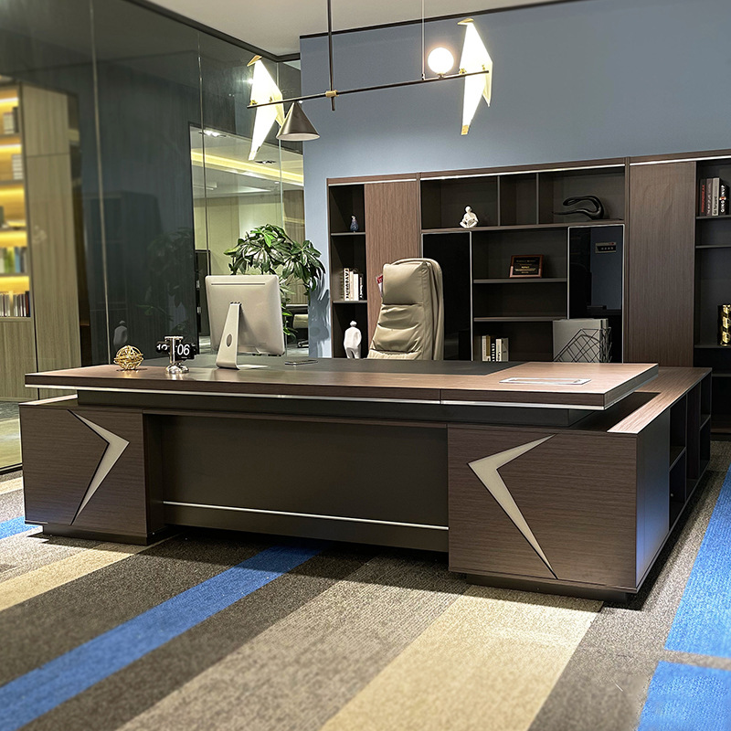 Malli. 007 Office Single Executive Desk, pomo/Presidentin toimistokalusteet, johtaja/Supervisor Desk, Computer Desk – myydyin