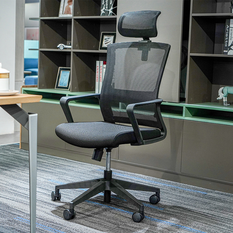 Malli BGY001 Ergonominen verkkotuoli - Hengittävä kaareva selkäkorkeus-Säädettävät käsivarret opiskelua, toimistoa ja pitkiä istuntoja varten