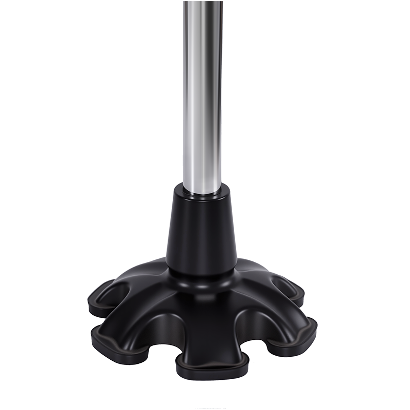 6 piikin itseseisovan kainalosauvan kärkeä